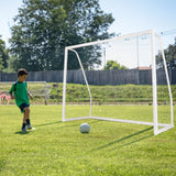 8 x 6 英尺足球门，带地桩和足球锥体 8 x 6 Ft Soccer Goal with Ground Stakes and Soccer Cones