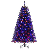 6/7/8 英尺人造圣诞树，具有 6 种照明模式和怪异声音 - 6 英尺 6/7/8 Feet Artificial Christmas Tree with 6 Lighting Modes and Spooky Sounds-6 ft