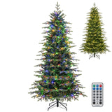 7.5 英尺预亮人造圣诞树，带暖白色 LED 灯 7.5 Feet Pre-Lit Artificial Christmas Tree with Warm White LED Lights