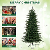 7.5 英尺预亮人造圣诞树，带暖白色 LED 灯 7.5 Feet Pre-Lit Artificial Christmas Tree with Warm White LED Lights