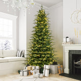 9 英尺预亮人造圣诞树，带暖白色 LED 灯 9 Feet Pre-Lit Artificial Christmas Tree with Warm White LED Lights