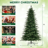 9 英尺预亮人造圣诞树，带暖白色 LED 灯 9 Feet Pre-Lit Artificial Christmas Tree with Warm White LED Lights