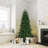 人造圣诞树绿色铰接节日树，带 721/1019 茂密的树枝尖端 - 6 英尺 Artificial Christmas Tree Green Hinged Holiday Tree with 721/1019 Lush Branch Tips-6 ft