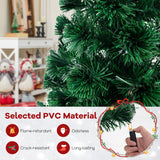 带顶星和树枝尖的预照明人造圣诞树 - 4 英尺 Pre-Lit Artificial Xmas Tree with Top Star and Branch Tips-4 FT