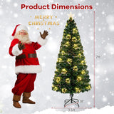 带顶星和树枝尖的预照明人造圣诞树 - 7 英尺 Pre-Lit Artificial Xmas Tree with Top Star and Branch Tips-7 FT