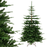 7 英尺铰接人造预照明圣诞树，带 1303 个树枝尖 7 Feet Hinged Artificial Pre-lit Christmas Tree with 1303 Branch Tips