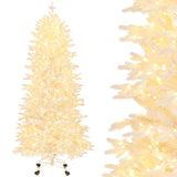 7 英尺人造圣诞树，带 1880 个 PE PVC 树枝尖，适合派对和嘉年华 7 FT Artificial Xmas Tree with 1880 PE PVC Branch Tips for Party and Carnival