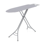可折叠熨衣板，带熨斗架和可调节高度-灰色 Foldable Ironing Board with Iron Rest and Adjustable Height-Gray