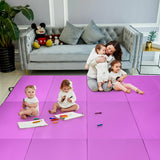 4 英尺 x 10 英尺 x 2 英寸折叠体操翻滚健身垫 - 粉色 4 Feet x 10 Feet x 2 Inch Folding Gymnastics Tumbling Gym Mat-Pink