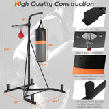 带重袋的重型拳击拳击架 Heavy Duty Boxing Punching Stand With Heavy Bag