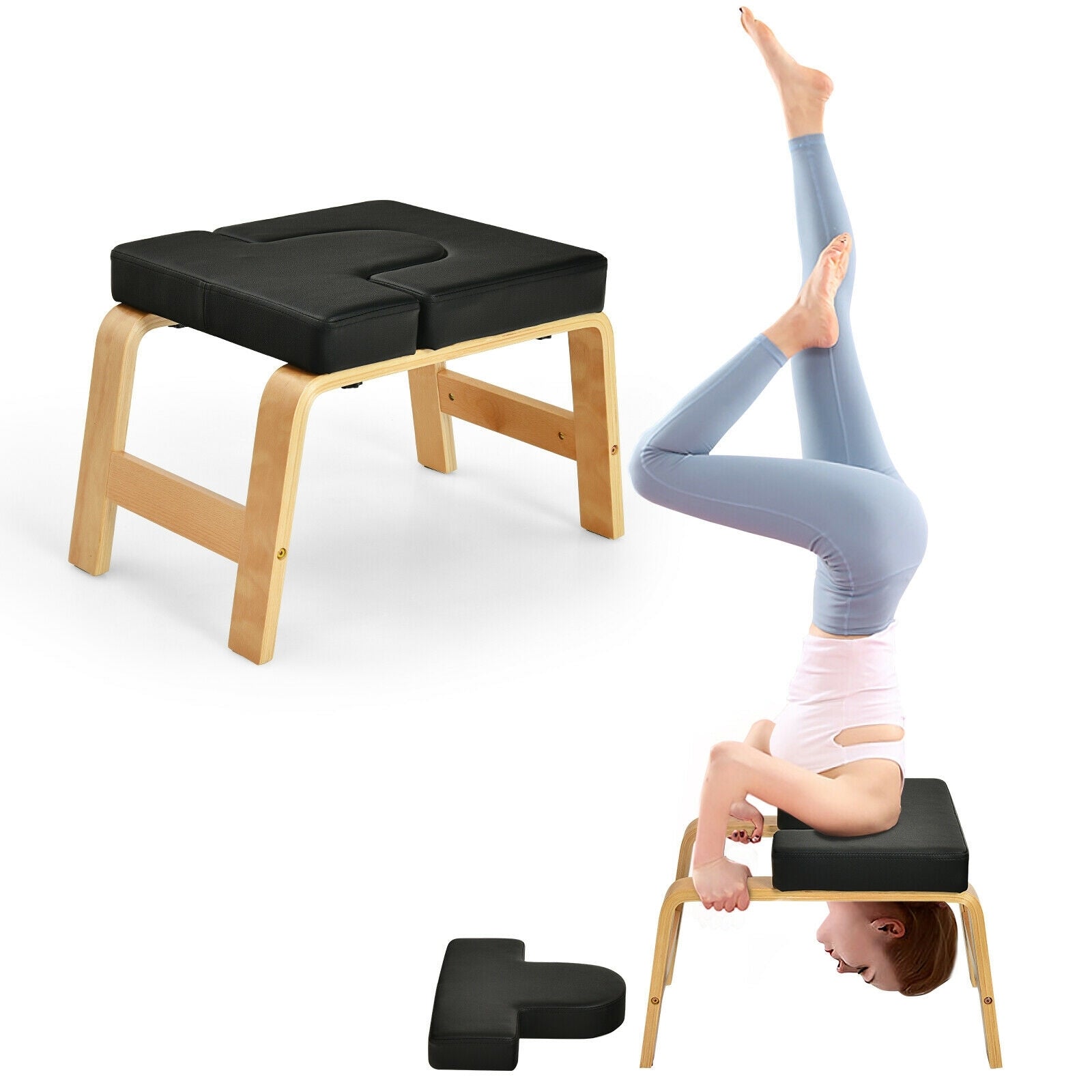 Feet Up Trainer 2021 Yoga Stool Yoga Headstand Bench Inversion