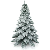 7.5英尺雪绒人造圣诞树 7.5 Feet Snow Flocked Artificial Christmas Tree