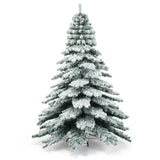 7.5英尺雪绒人造圣诞树 7.5 Feet Snow Flocked Artificial Christmas Tree