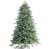 8 英尺铰接人造圣诞云杉树，带混合 PE 和 PVC 尖端 8 Feet Hinged Artificial Christmas Spruce Tree with Mixed PE and PVC Tips