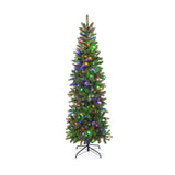 6 英尺预照明人造圣诞树，带 648 个 PVC PE 树枝尖 6 Feet Pre-Lit Artificial Christmas Tree with 648 PVC PE Branch Tips