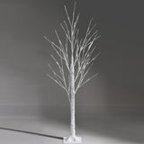 圣诞节假期预亮白树枝桦树，带 LED 灯 - 4 英尺 Pre-lit White Twig Birch Tree for Christmas Holiday with LED Lights-4 ft