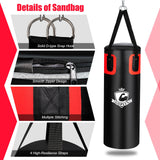 成人填充沙袋套装 - 56 磅 Filled Punching Bag Set for Adults- 56 lbs