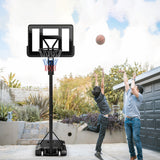 4.6 至 10 英尺 10 级高度可调的便携式篮球框 Portable Basketball Hoop with 4.6 to 10 Feet 10-Level Height Adjustable