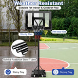 4.6 至 10 英尺 10 级高度可调的便携式篮球框 Portable Basketball Hoop with 4.6 to 10 Feet 10-Level Height Adjustable