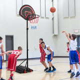 便携式篮球架，带轮子和 2 个网 Portable Basketball Hoop Stand with Wheels and 2 Nets