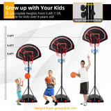 便携式篮球架，带轮子和 2 个网 Portable Basketball Hoop Stand with Wheels and 2 Nets