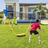 便携式羽毛球套装户外运动游戏套装带 2 个羽毛球 Portable Badminton Set Outdoor Sport Game Set with 2 Shuttlecocks