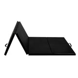 4' x 8' x 2 英寸折叠面板体操垫 - 黑色 4' x 8' x 2 Inch Folding Panel Exercise Gymnastics Mat-Black