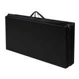 4' x 8' x 2 英寸折叠面板体操垫 - 黑色 4' x 8' x 2 Inch Folding Panel Exercise Gymnastics Mat-Black