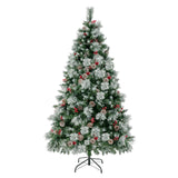 6 英尺预亮人造圣诞树，配有 350 个 LED 灯 6 Feet Pre-Lit Artificial Christmas Tree with 350 LED Lights