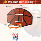 室内室外篮球比赛用大防碎篮板 Indoor Outdoor Basketball Games with Large Shatter-proof Backboard