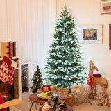 6 英尺铰链圣诞树，带 350 个 LED 灯遥控器 6 Feet Hinged Christmas Tree with 350 LED Lights Remote Control