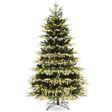 6 英尺铰链圣诞树，带 350 个 LED 灯遥控器 6 Feet Hinged Christmas Tree with 350 LED Lights Remote Control