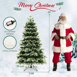 6 英尺铰链圣诞树，带 350 个 LED 灯遥控器 6 Feet Hinged Christmas Tree with 350 LED Lights Remote Control