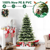 6 英尺铰链圣诞树，带 350 个 LED 灯遥控器 6 Feet Hinged Christmas Tree with 350 LED Lights Remote Control