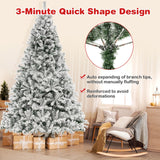 6/7/8 英尺人造圣诞树 3 分钟快速成型 - 8 英尺 6/7/8 Feet Artificial Xmas Tree 3-Minute Quick Shape-8 ft