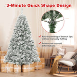 6/7/8 英尺人造圣诞树 3 分钟快速成型 - 6 英尺 6/7/8 Feet Artificial Xmas Tree 3-Minute Quick Shape-6 ft