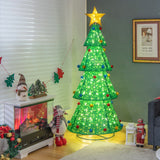 带有 200 个暖白色 LED 灯的弹出式圣诞树 Pop-Up Christmas Tree with 200 Warm White LED Lights