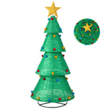 带有 200 个暖白色 LED 灯的弹出式圣诞树 Pop-Up Christmas Tree with 200 Warm White LED Lights