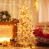 6 英尺预亮人造圣诞树 6 Feet Pre-lit Artificial Christmas Tree