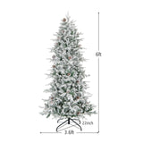 6 英尺预亮人造圣诞树 6 Feet Pre-lit Artificial Christmas Tree