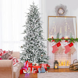 6/7.5 英尺预亮人造圣诞树 - 7.5 英尺 6/7.5 Feet Pre-lit Artificial Christmas Tree-7.5 ft