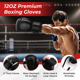 独立式沙袋 71 英寸拳击袋带 25 个吸盘手套和填充底座 Freestanding Punching Bag 71 Inch Boxing Bag with 25 Suction Cups Gloves and Filling Base