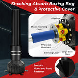 独立式沙袋 71 英寸拳击袋带 25 个吸盘手套和填充底座 Freestanding Punching Bag 71 Inch Boxing Bag with 25 Suction Cups Gloves and Filling Base