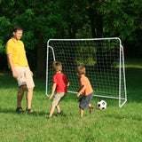 带重型框架和地桩的后院足球门 Soccer Goal for Backyard with Heavy Duty Frame and Ground Stakes