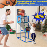 带有电子记分牌和音效的儿童篮球街机游戏 Kids Basketball Arcade Game with Electronic Scoreboard and Sound Effect