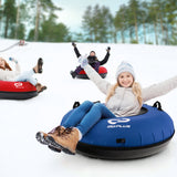 40英寸儿童成人充气雪橇-蓝色 40 Inch Inflatable Snow Sled for Kids and Adults-Blue