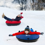 40英寸儿童成人充气雪橇-蓝色 40 Inch Inflatable Snow Sled for Kids and Adults-Blue