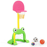 三合一儿童篮球架支架 3-in-1 Kids Basketball Hoop Set Stand