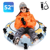 52寸耐寒重型充气雪橇-蓝色 52 Inch Inflatable Snow Sled with Cold-Resistant and Heavy-Duty Material-Blue