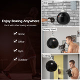 21英寸可调节金属链水沙袋-黑色 21 Inch Water Punching Bag with Adjustable Metal Chain-Black